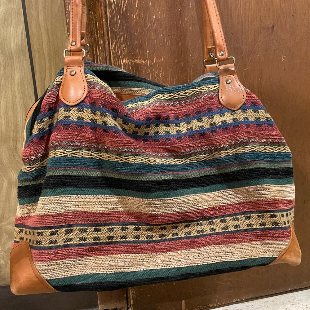 Vintage LL Bean Carpet Bag